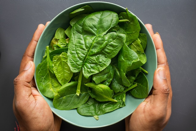 foods to increase hb spinach